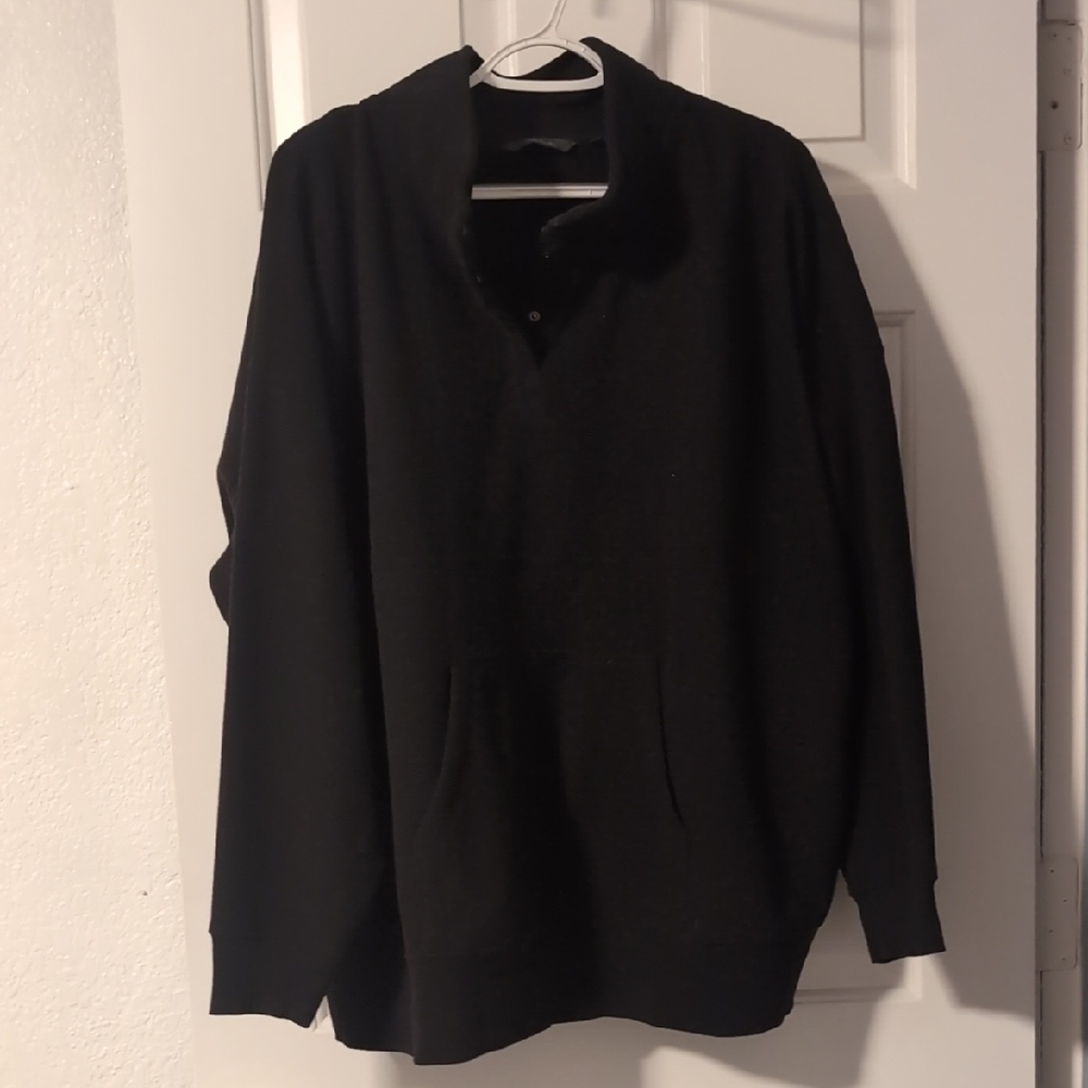 Classic Black Crewneck Sweater for Men